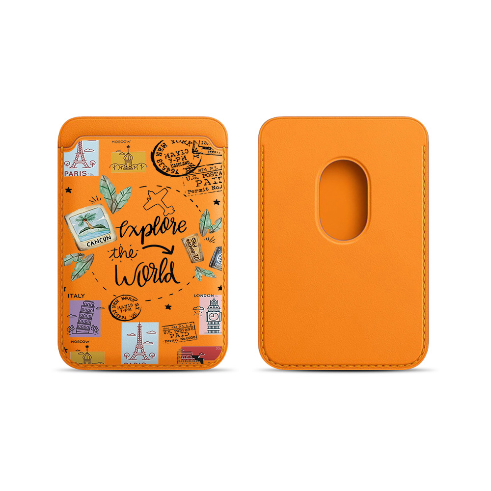 Phone Accessories For Travel - حافظة بطاقات جلدية عصرية من تريند