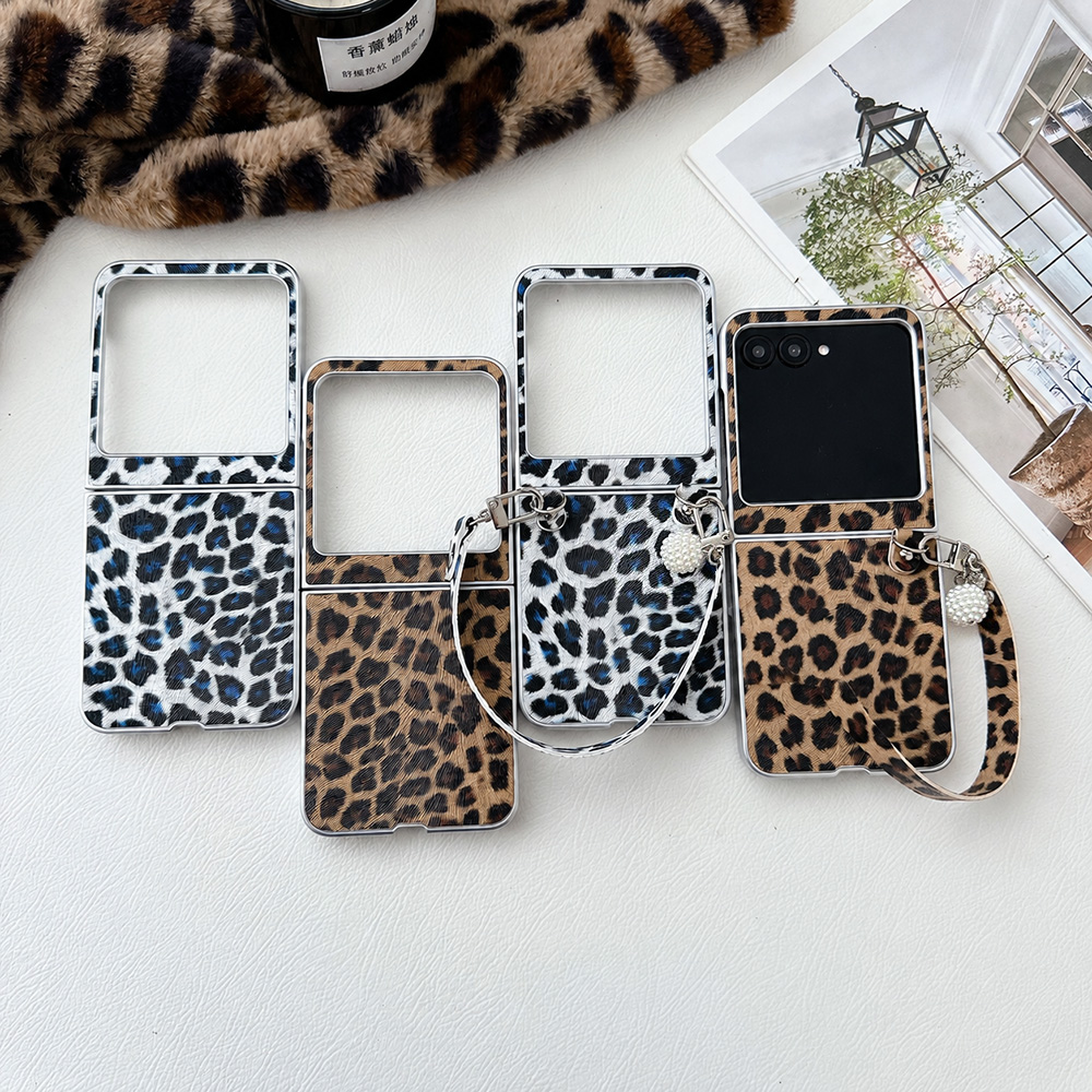 Phone Accessories For Travel - حافظة هاتف قابلة للطي بطبعة جلد