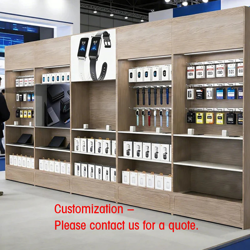 Phone Accessories Rack Display - رف عرض ملابس معدني مخصص الحجم،