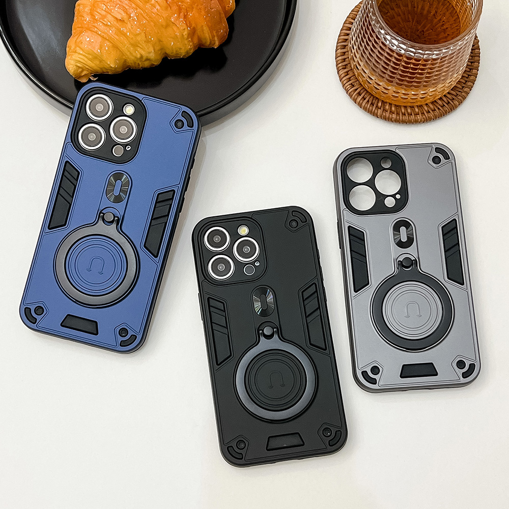Phone Kickstand Ring - غطاء هاتف مغناطيسي مع حامل دائري