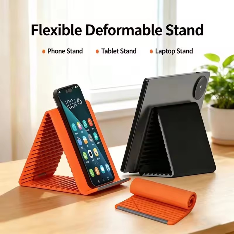 Phone Accessories For Travel - حامل هاتف محمول مرن من السيليكون