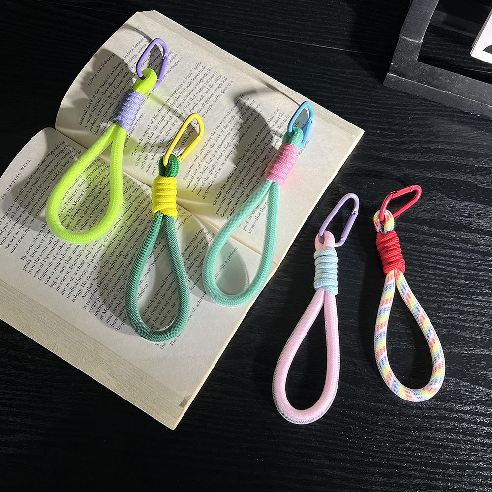Phone Accessories Keychain - شبكة Landyard قلادة الفلورسنت حقيبة الهاتف