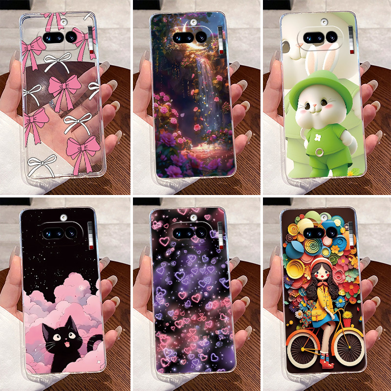 Phone Accessories Nothing - غطاء حماية شفاف فاخر لهاتف Nothing