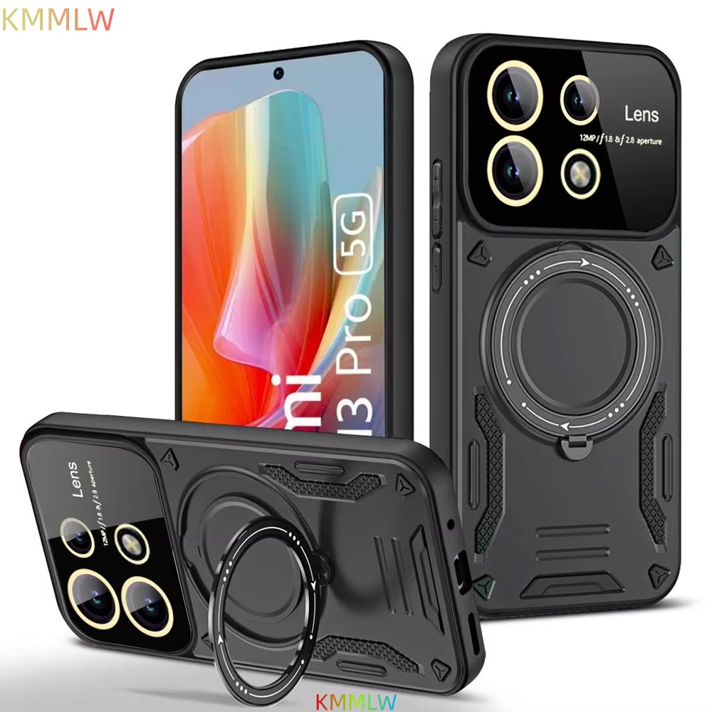 Phone Kickstand Ring - غطاء واقي مضاد للصدمات لهواتف ريدمي