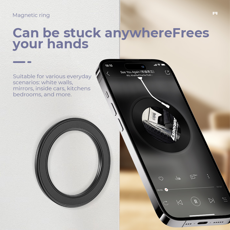 Phone Accessories - ل Magsafe حامل هاتف حلقي مغناطيسي