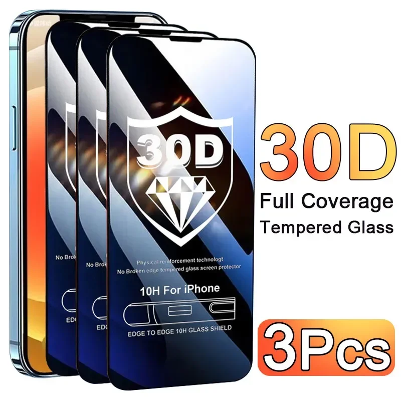 Phone Accessories Pouch - 3 قطعة حامي الزجاج جراب هاتف