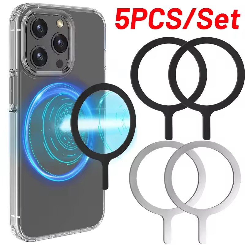 Phone Accessories Japan - 5-1 قطعة حلقة لاصقة لشحن ماج