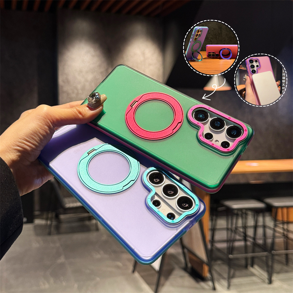 Phone Kickstand Ring - حافظة هاتف مغناطيسية دوارة 360 درجة