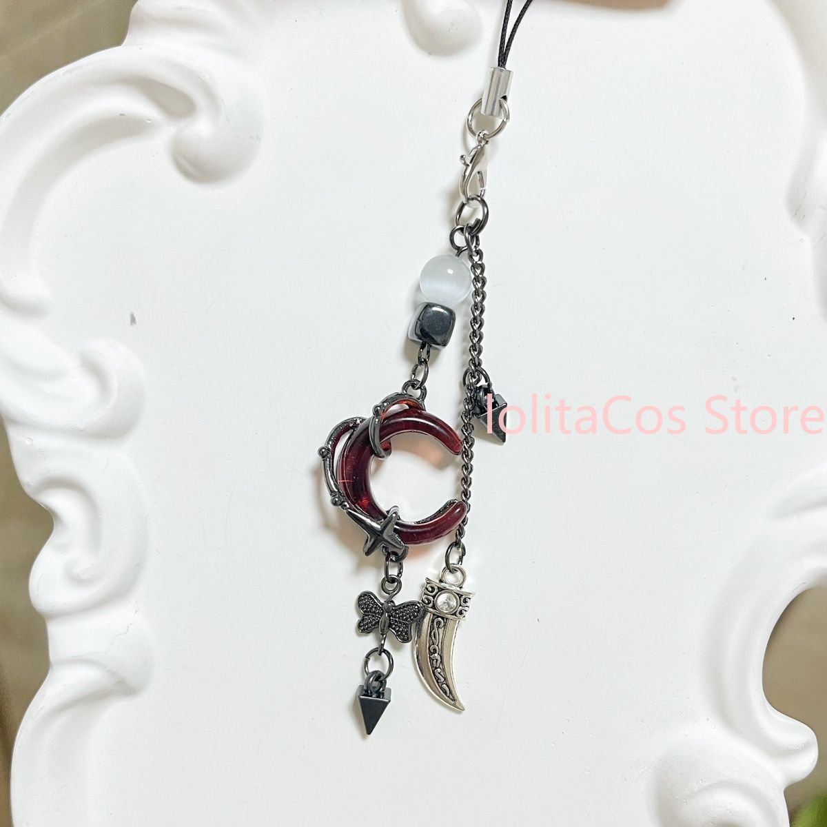 سلسلة هاتف أنمي يدوية الصنع من - مراجعة Phone Accessories Keychain وسعره