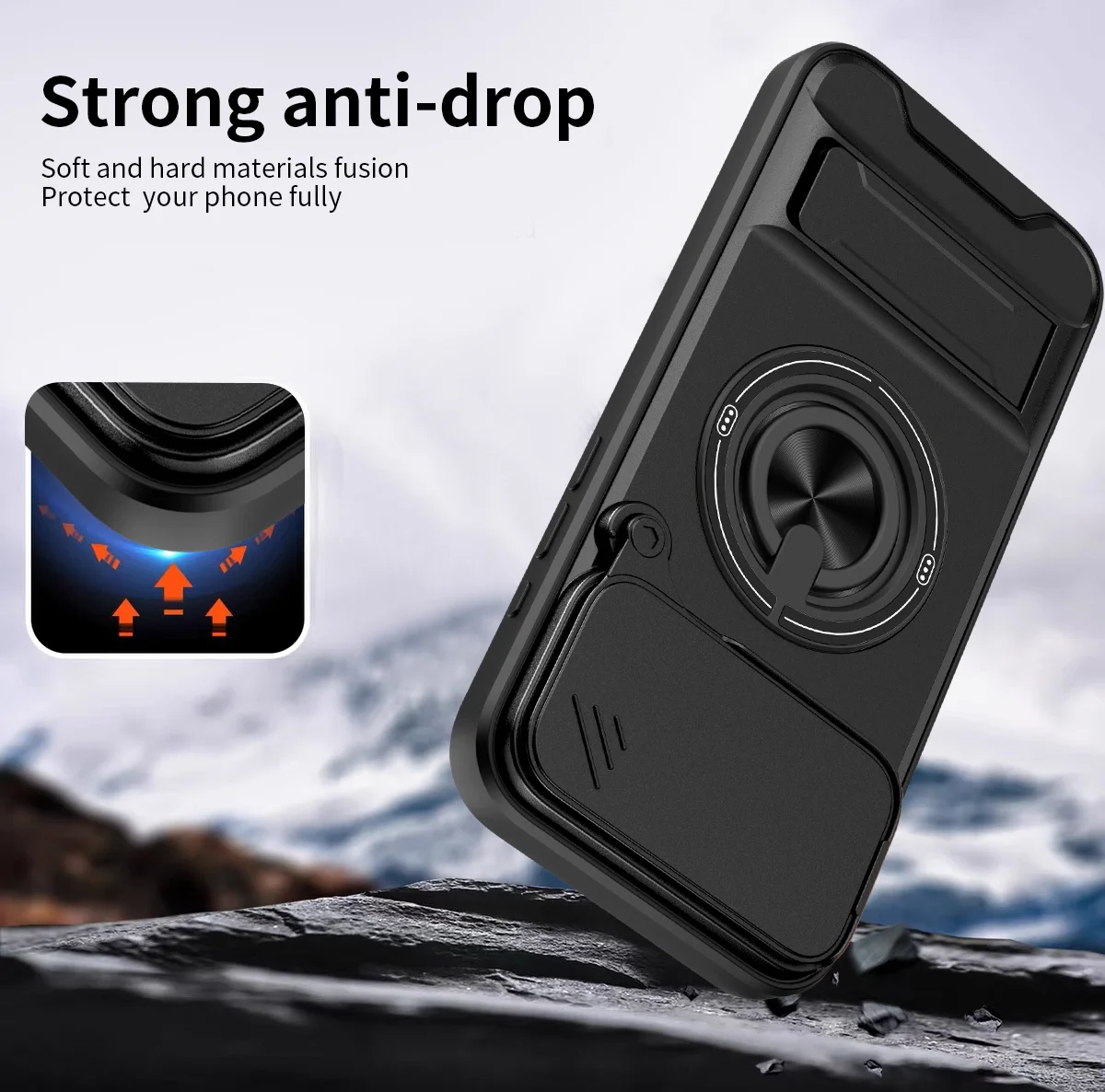 حافظة هاتف مغناطيسية لهاتف آيف - مراجعة Phone Kickstand Ring وسعره