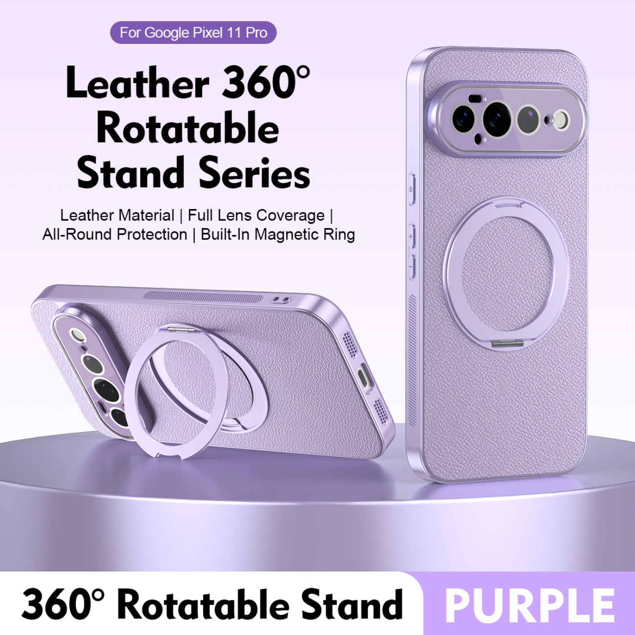 حامل حلقي لحافظة هاتف جلدية مغ - مراجعة Phone Kickstand Ring وسعره