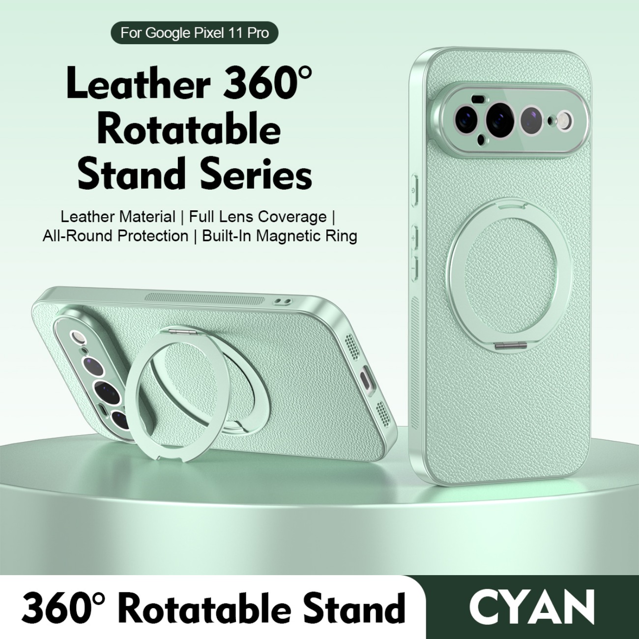 حامل حلقي لحافظة هاتف جلدية مغ - مراجعة Phone Kickstand Ring وسعره