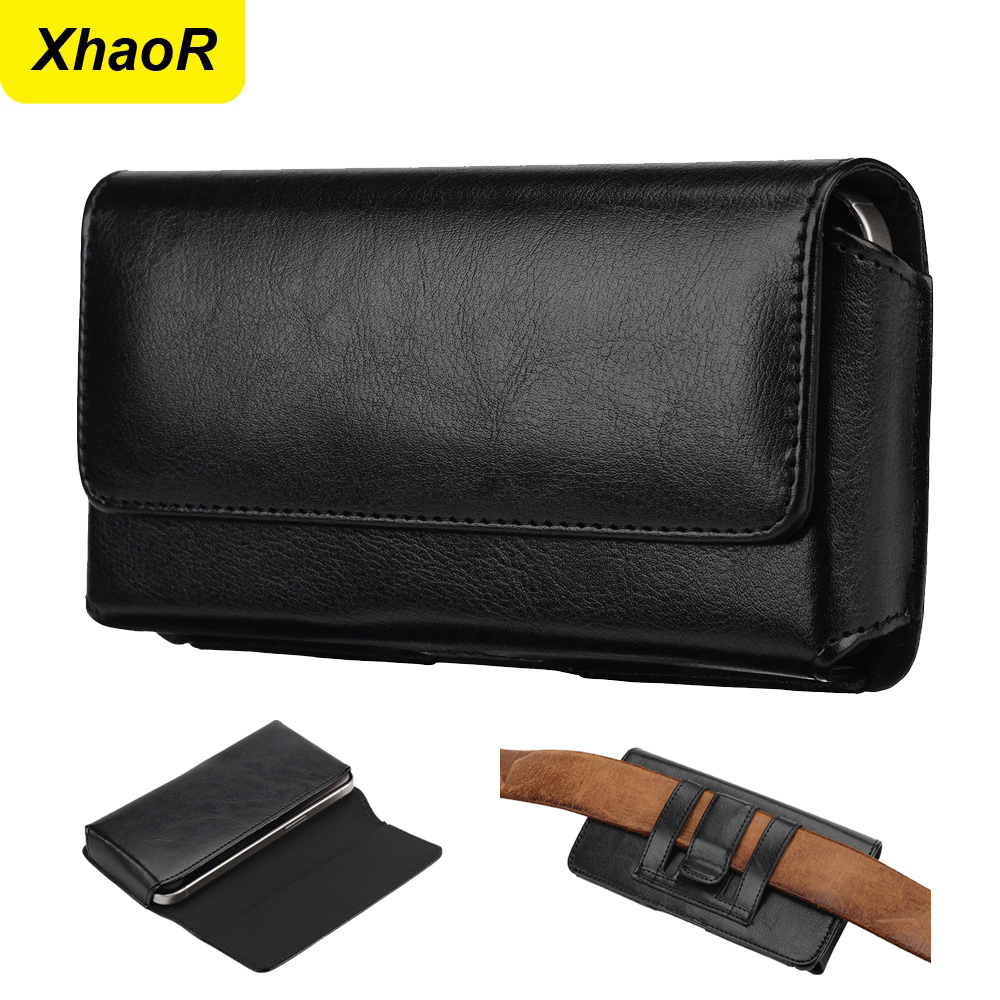 حافظة هاتف جلدية عالمية بمشبك  - مراجعة Phone Accessories Pouch وسعره