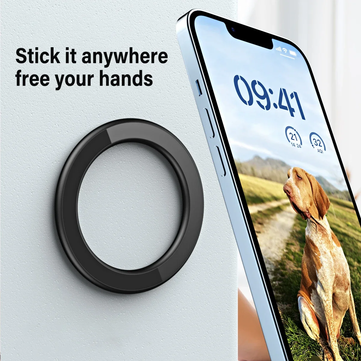 حامل حلقي مغناطيسي لاصق قوي مت - مراجعة Phone Accessories وسعره
