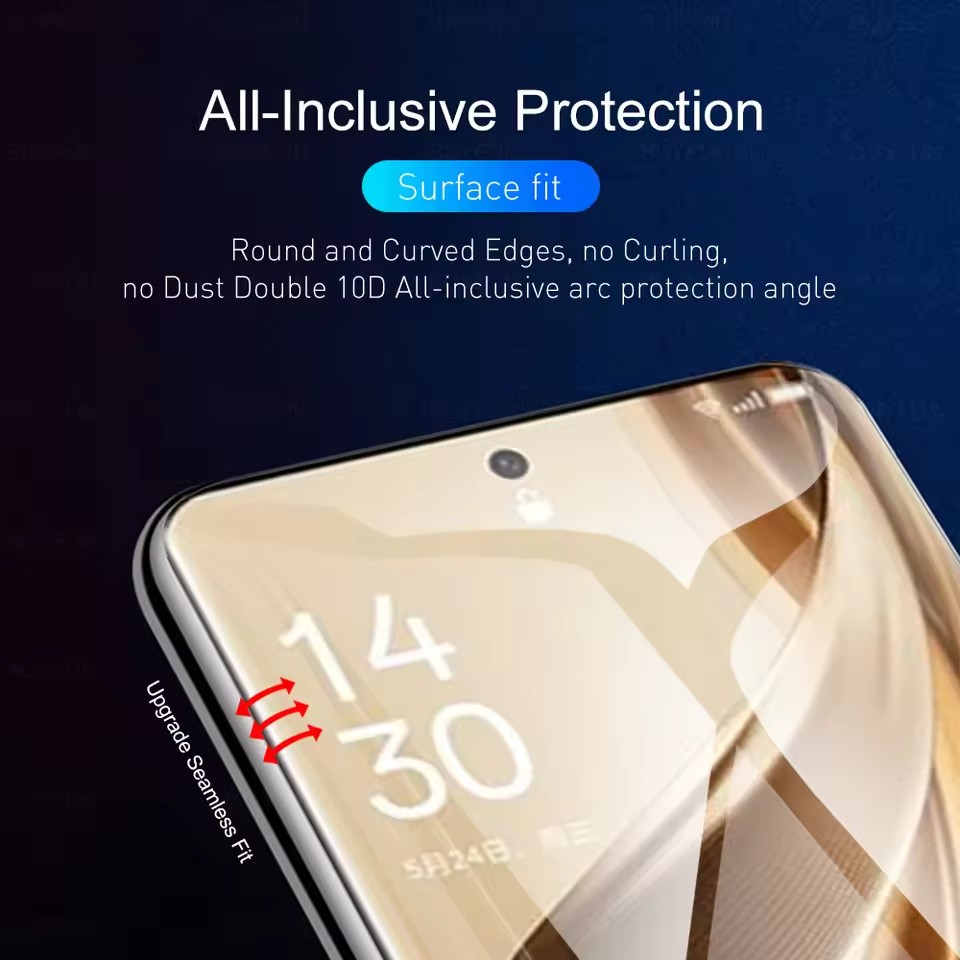 3 قطعة فيلم هيدروجيل ل ممن لهم - مراجعة Oppo Reno 12 وسعره