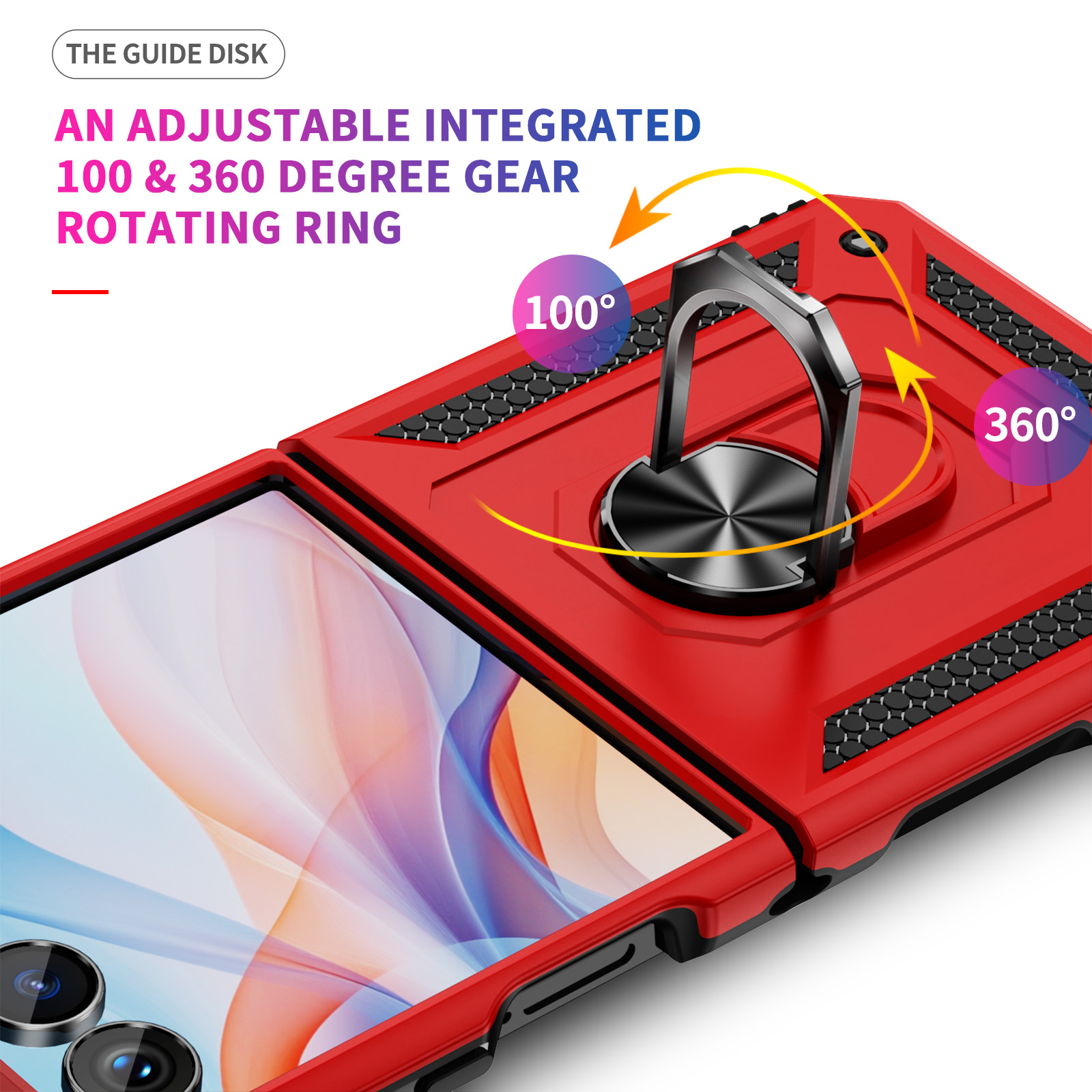 حافظة هاتف عسكرية مضادة للصدما - مراجعة Phone Kickstand Ring وسعره