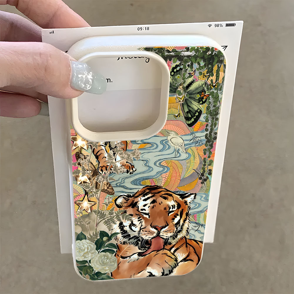 جراب هاتف بنمط نمر بتصميم بري  - مراجعة X Phone Accessories وسعره
