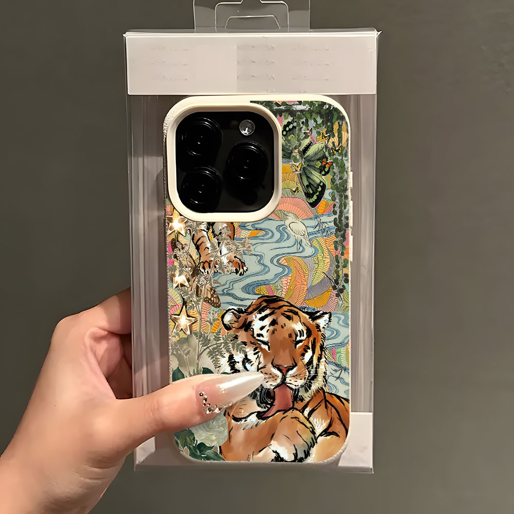 جراب هاتف بنمط نمر بتصميم بري  - مراجعة X Phone Accessories وسعره