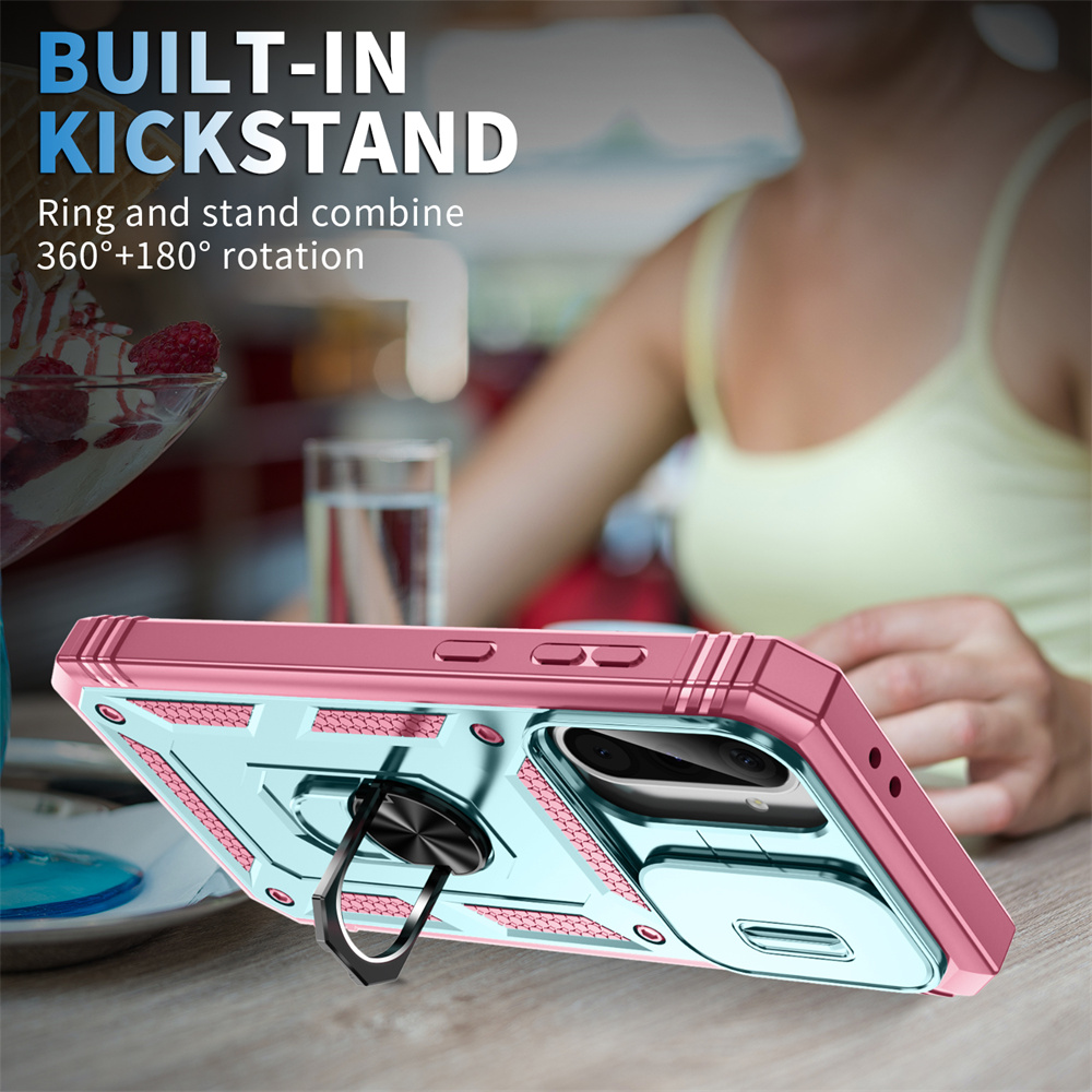 360 حلقة حامل مسنده الشريحة كا - مراجعة Phone Kickstand Ring وسعره