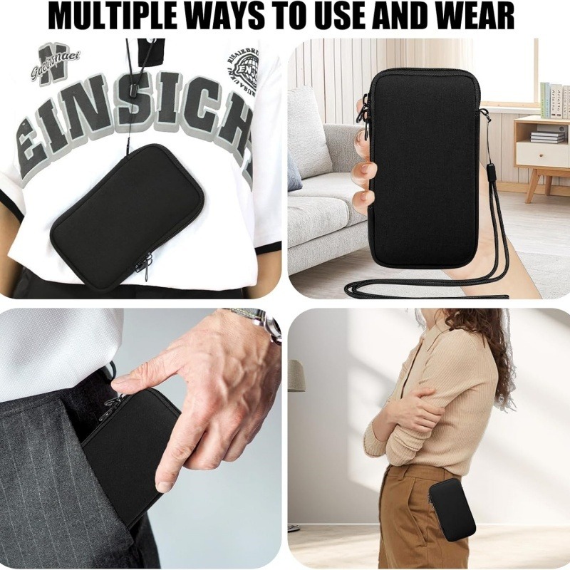 حقيبة هاتف من النيوبرين مع حبل - مراجعة Phone Accessories Pouch وسعره