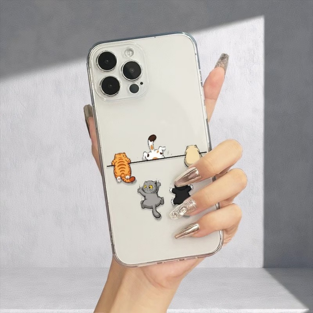 غطاء هاتف بنمط خمسة قطط لطيفة  - مراجعة Phone Accessories Kiosk وسعره