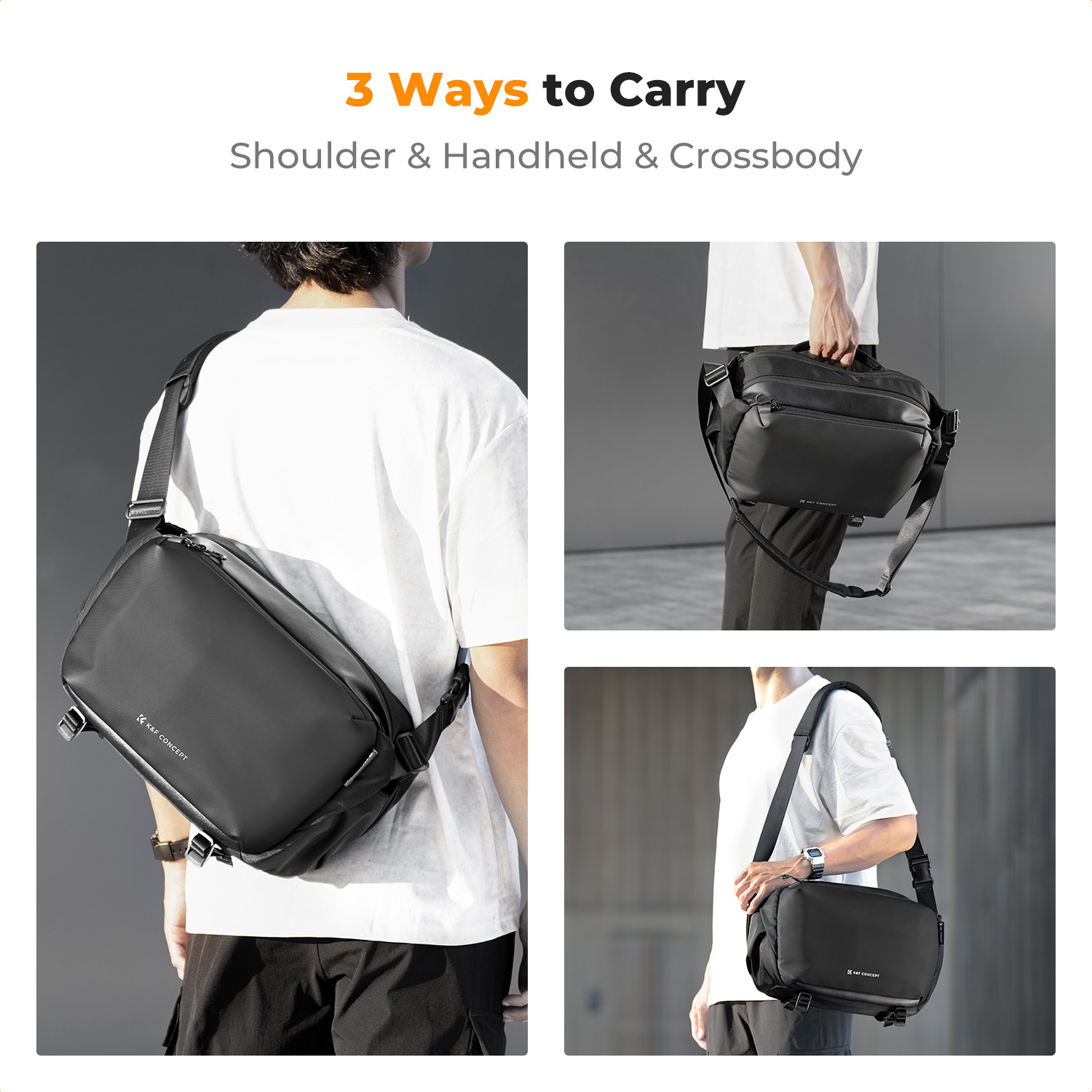حقيبة كاميرا K&F CONCEPT 12L/1 - مراجعة Phone Accessories For Travel وسعره