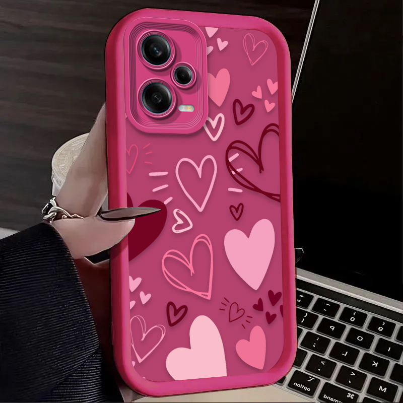 غطاء هاتف وردي على شكل قلب لهو - مراجعة X Phone Accessories وسعره