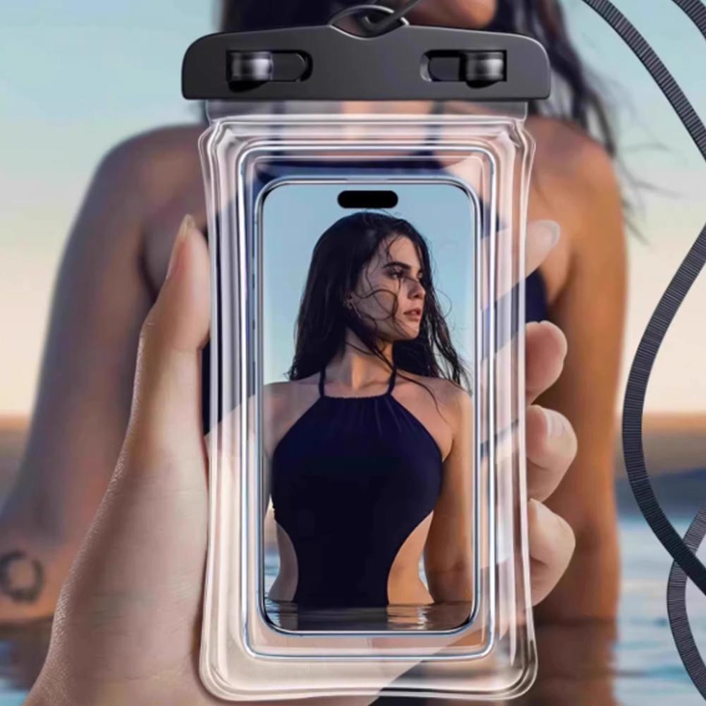 حافظة هاتف مقاومة للماء شفافة، - مراجعة Phone Accessories For Travel وسعره