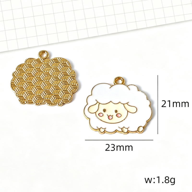 10 قطع من قلادات الحيوانات الك - مراجعة Phone Accessories Keychain وسعره
