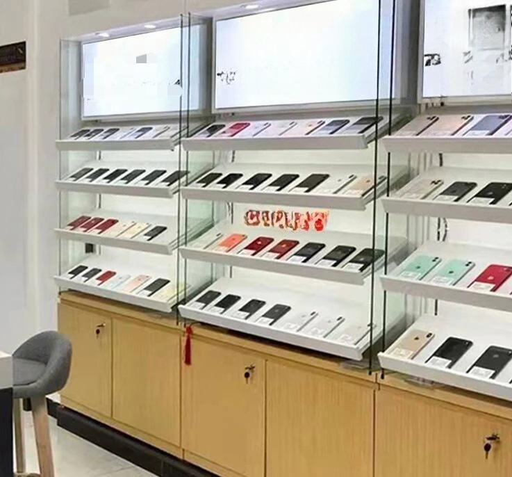 خزانة عرض الهاتف المحمول 2 ملح - مراجعة Phone Accessories Rack Display وسعره
