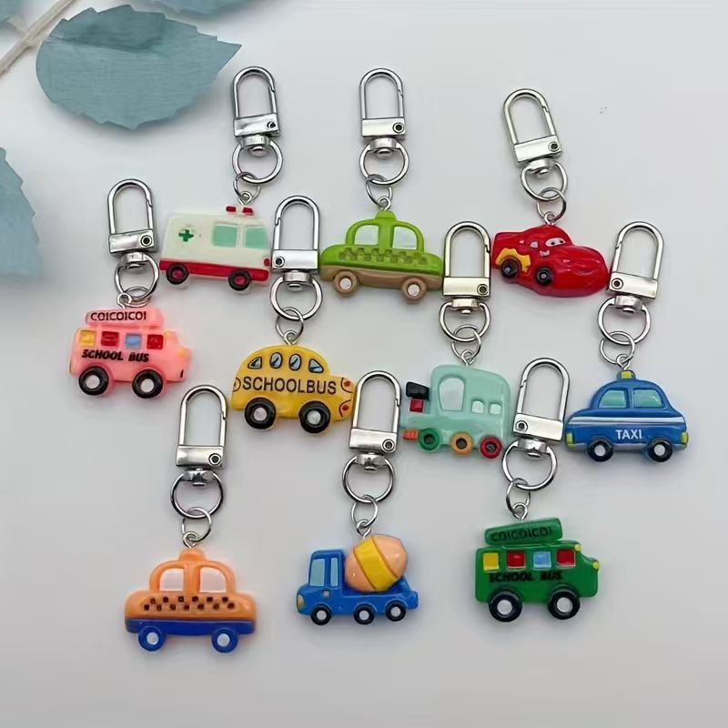 10 قطع من سلسلة مفاتيح السيارة - مراجعة Phone Accessories Keychain وسعره