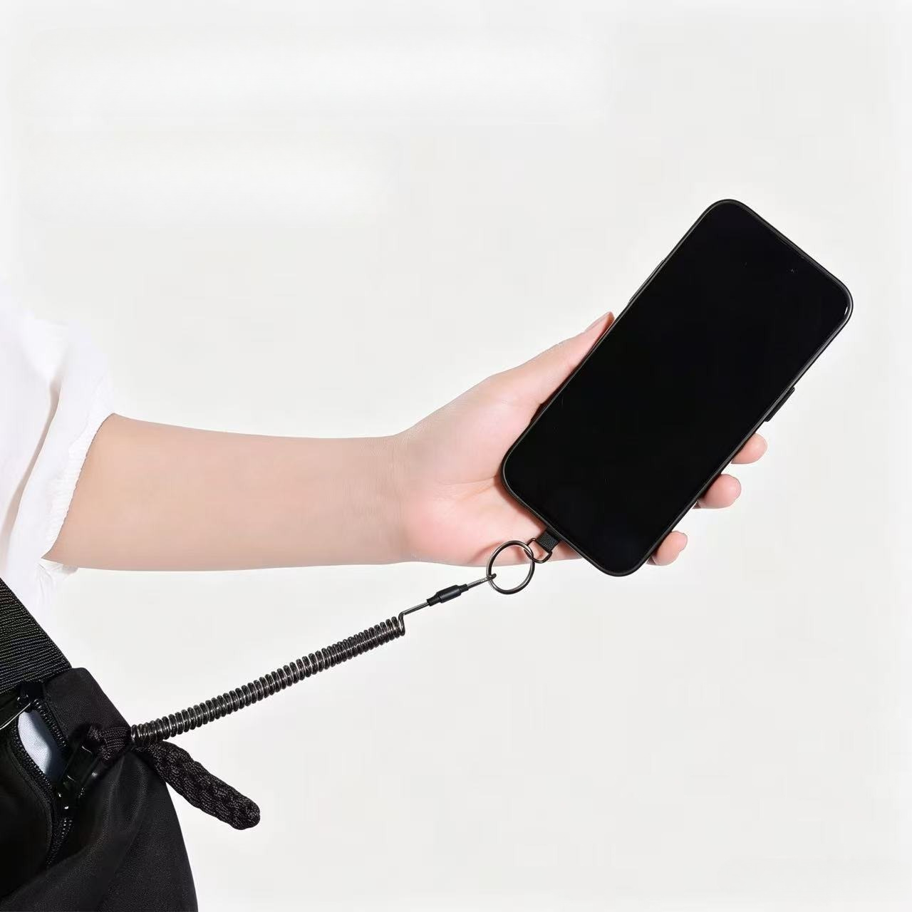 حبل هاتف مرن مضاد للضياع، حبل  - مراجعة Phone Accessories Keychain وسعره