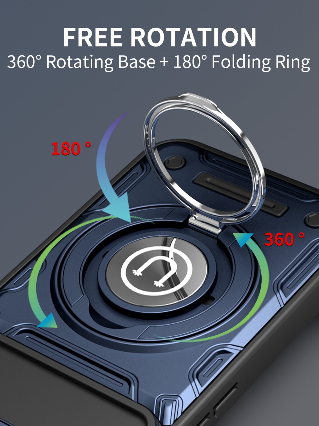 حامل سيارة مغناطيسي 360 درجة ° - مراجعة Phone Kickstand Ring وسعره