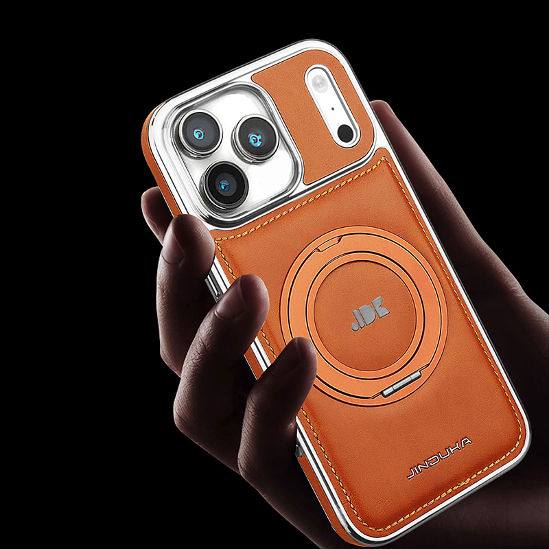 حافظة هاتف جلدية فاخرة بمسند د - مراجعة Phone Kickstand Ring وسعره