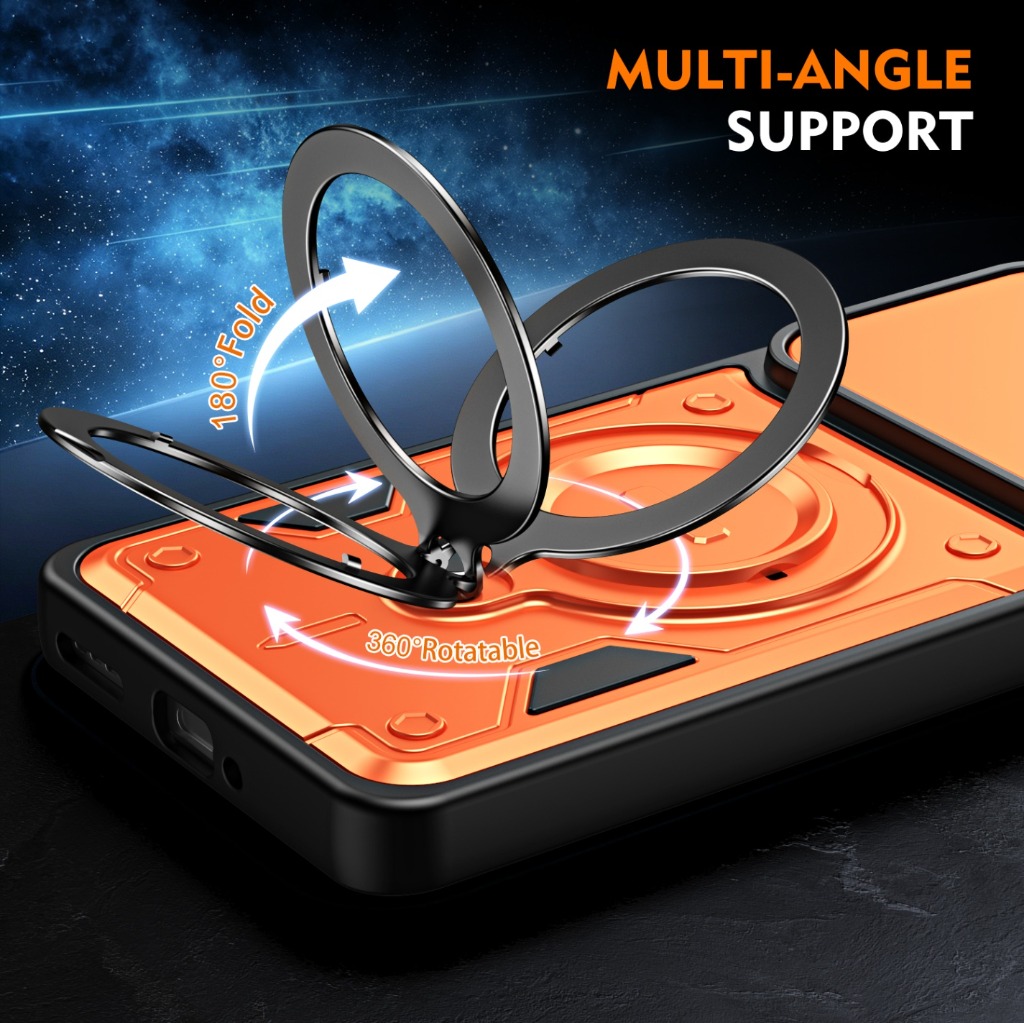 غطاء هاتف مقاوم للصدمات مع غطا - مراجعة Phone Kickstand Ring وسعره