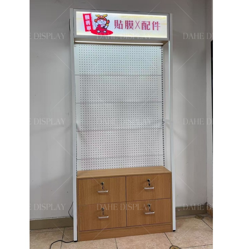 مخصص. ملحقات الهاتف المحمول رف - مراجعة Phone Accessories Rack Display وسعره